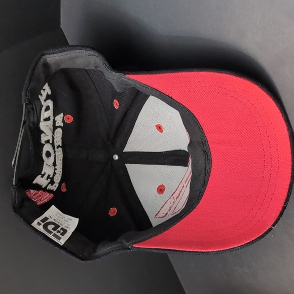 Time Design Inc, Powered By Honda Men's Black/Red Snapback Hat. - Picture 5 of 6